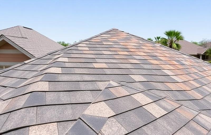 Hail-damaged shingles repaired on a Indian Creek roof in Carrollton, TX